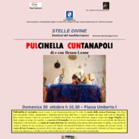 Domenica 30 ottobre dalle ore 10.30 in piazzetta Atrani spettacolo di burattini